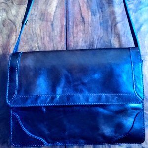 Vintage Three Bags  Finland Classic  Brown Leather Shoulder bag